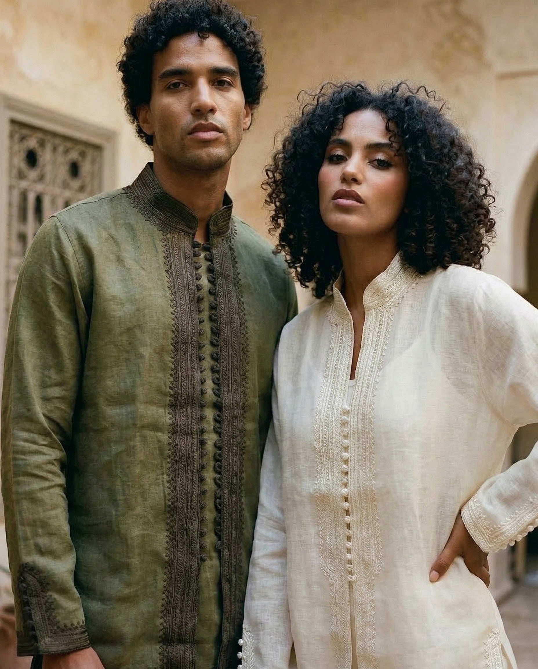 Chechchaouen Linen Jacket