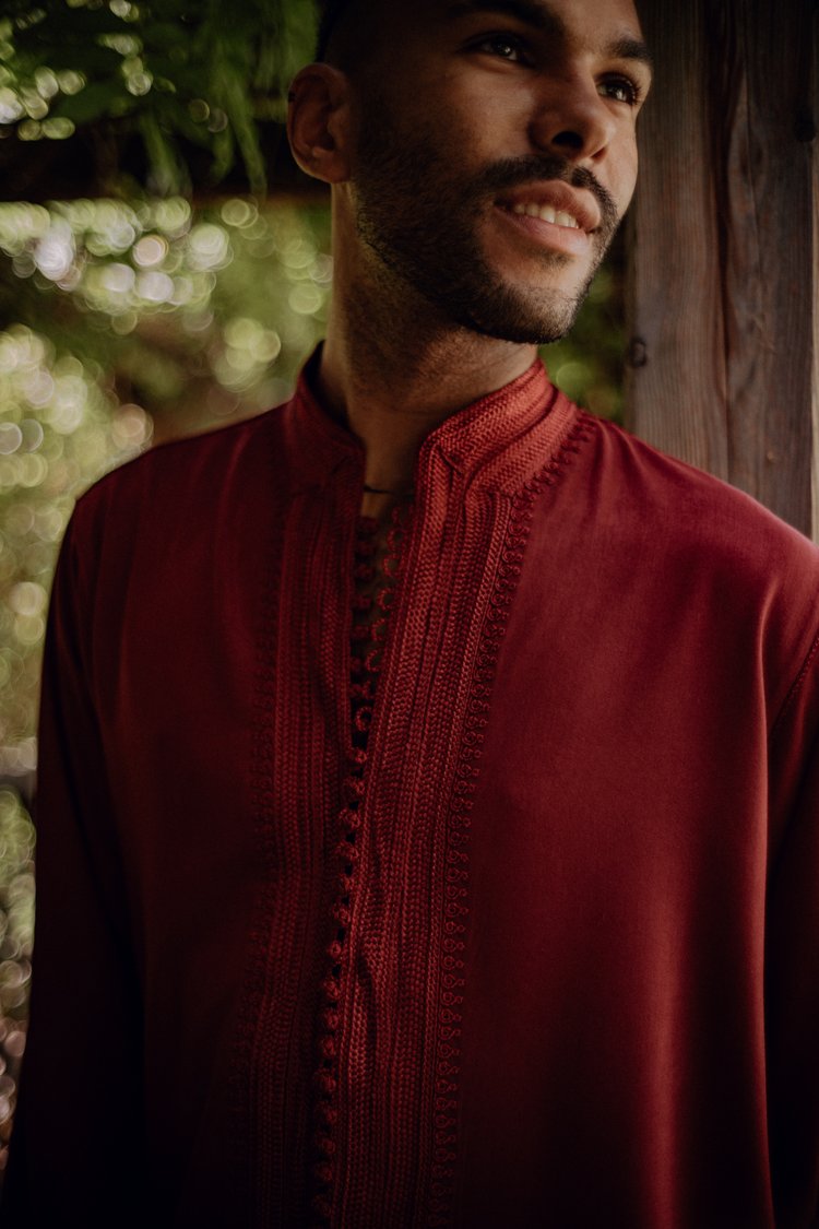 Mamounia Jacket Burguny