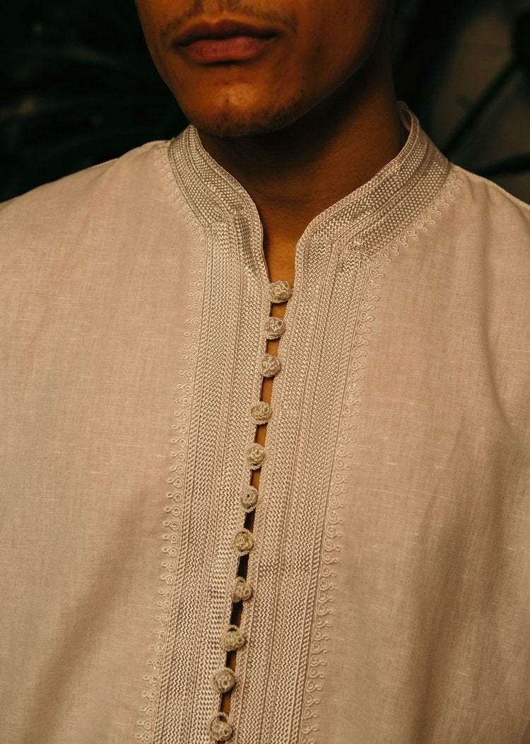 Chechchaouen Linen Jacket Men