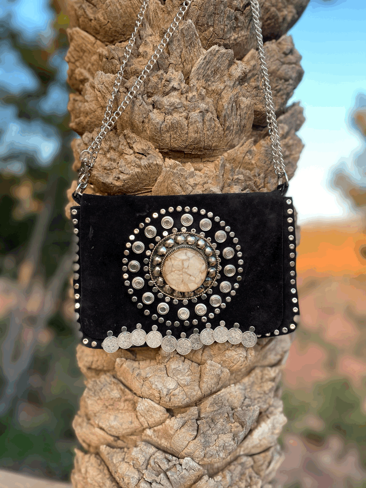 Dades Suede Bag Black