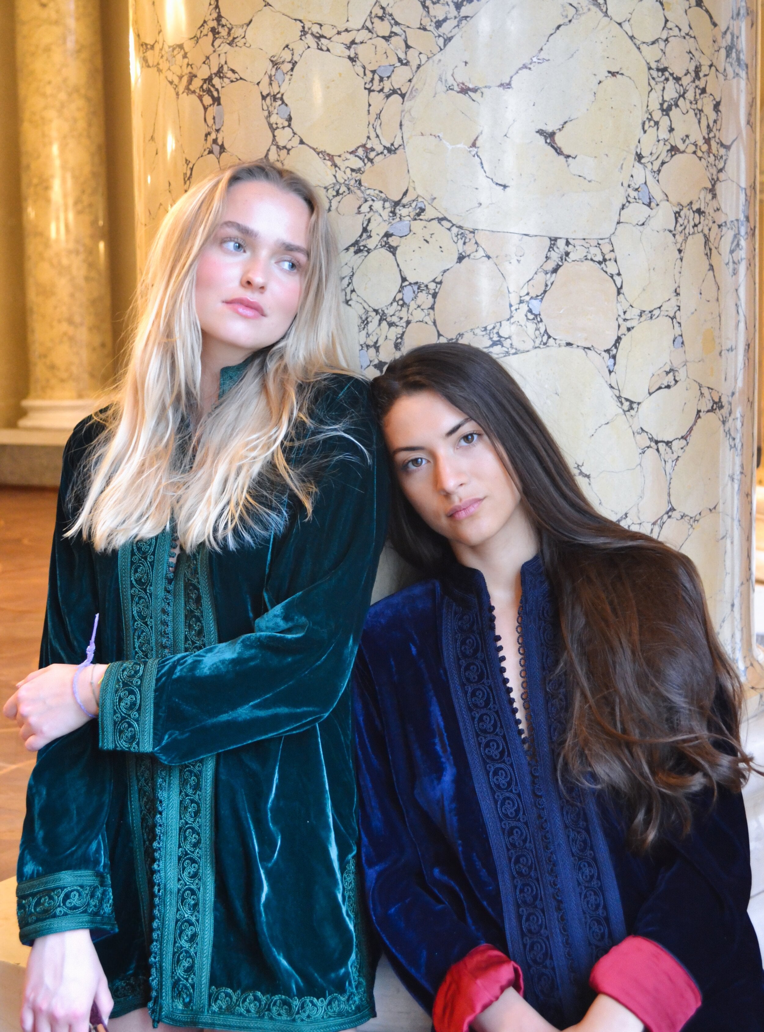 Toubkal Velvet Jacket Green