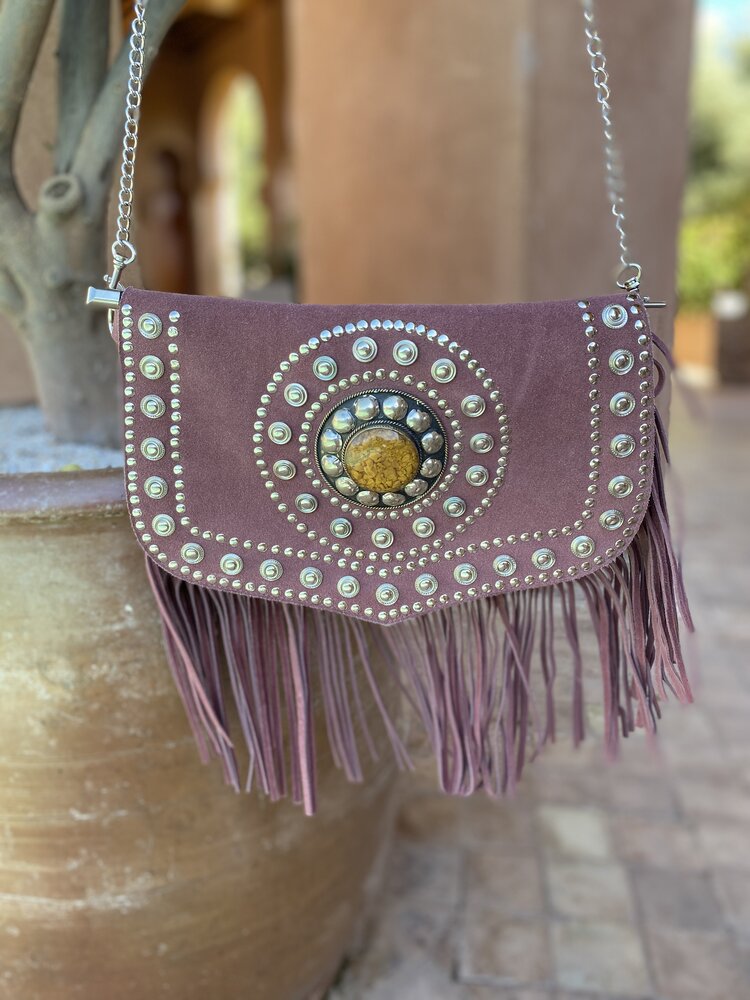 Dades Suede Bag Pink