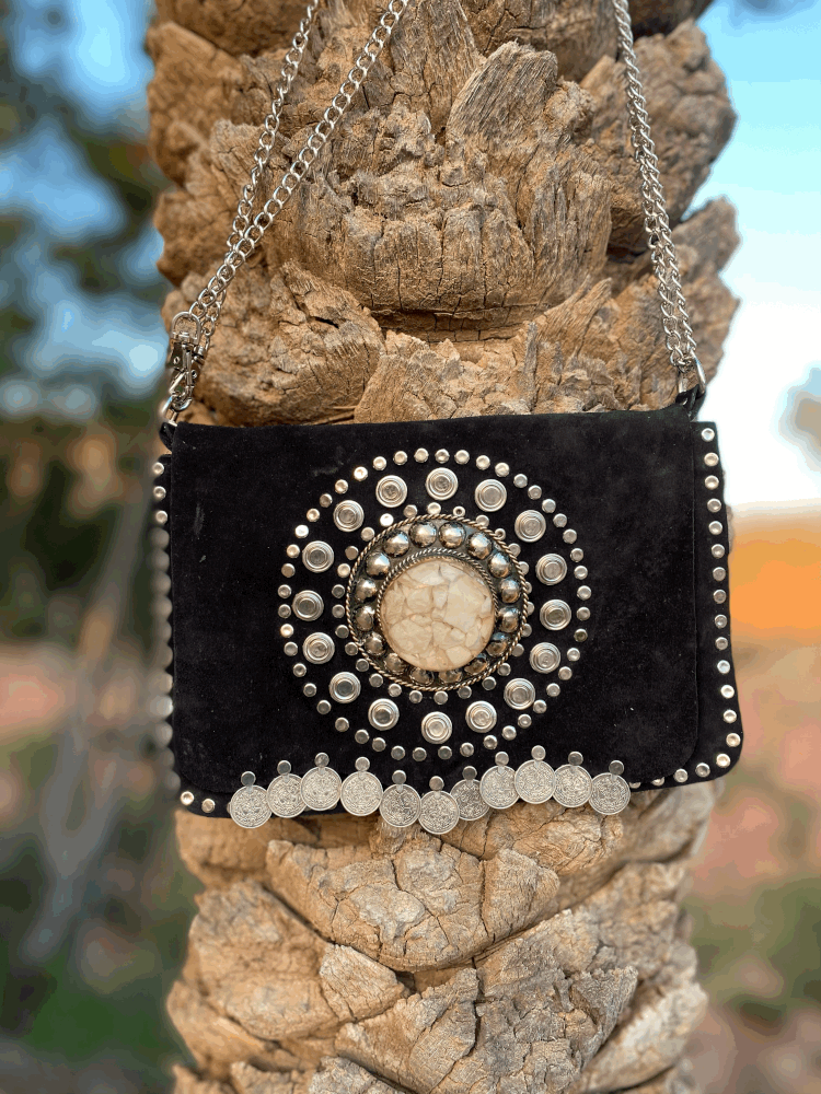 Dades Suede Bag Black
